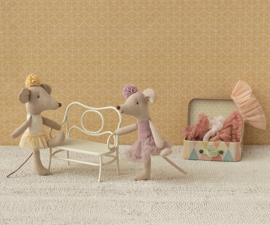 Ballerina mouse, Little sister - Off white