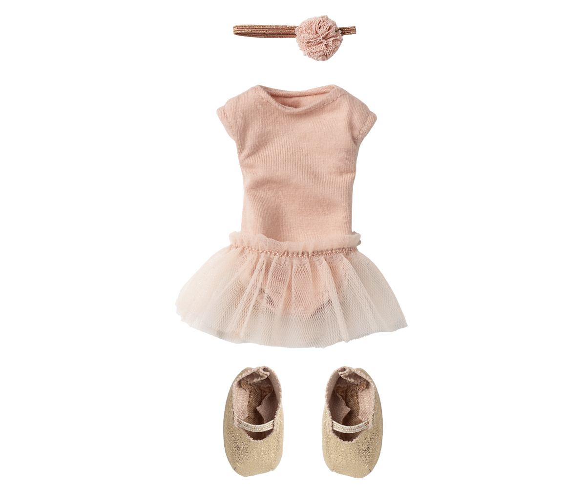 Ballet suit and skirt rose, Size 2