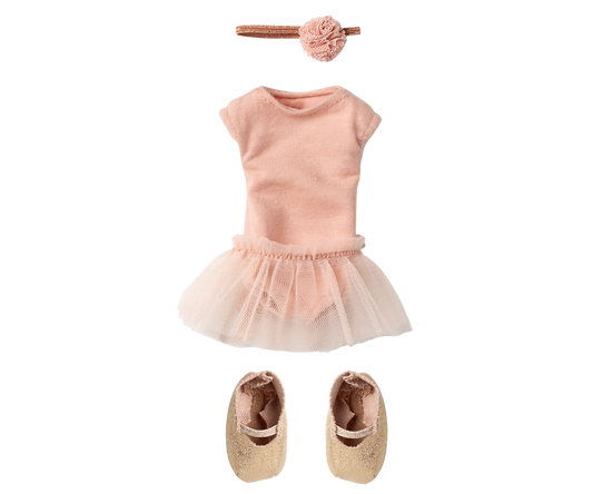 Ballet suit and skirt rose, Size 2