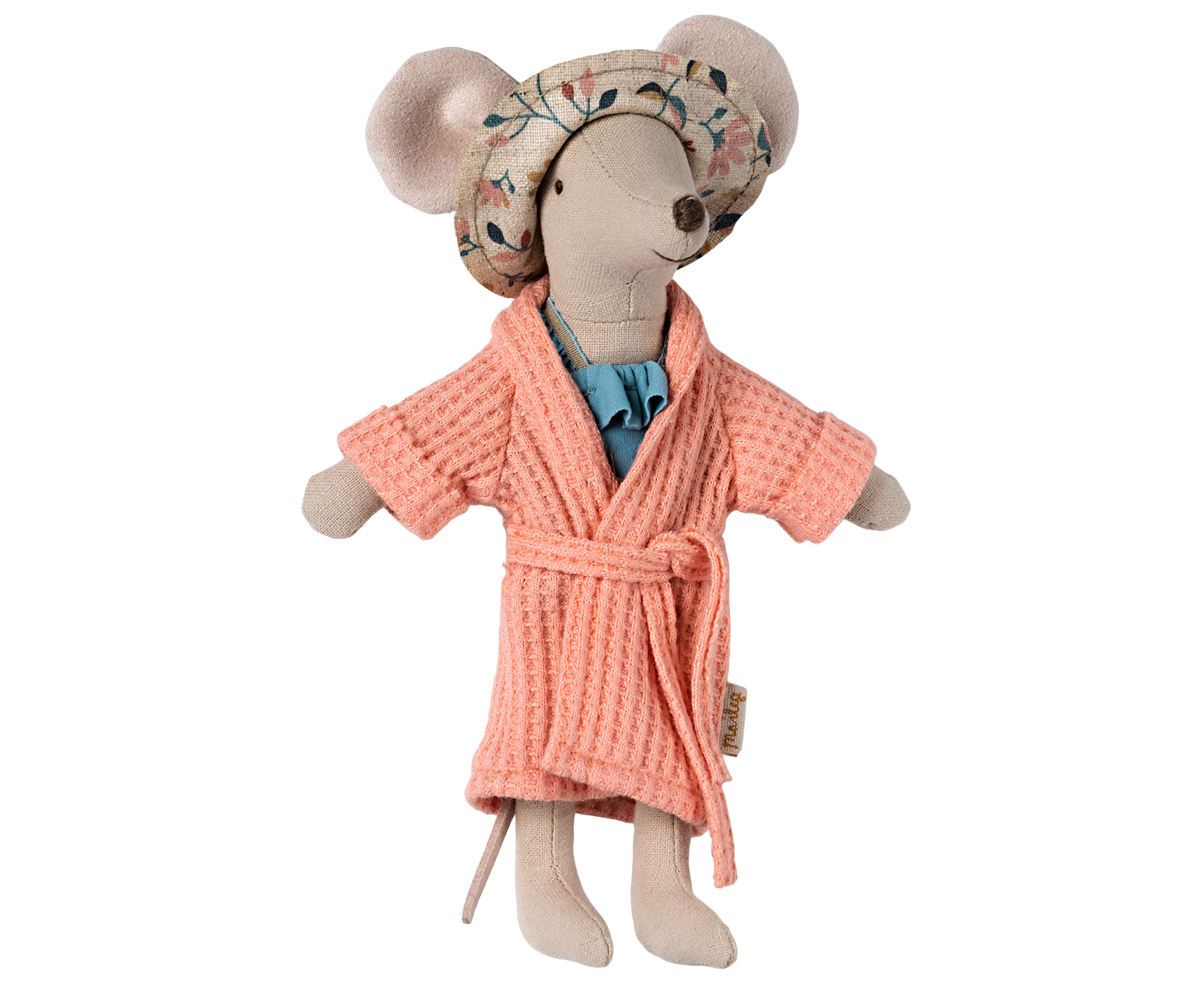 Bathrobe - Coral, Dad/Mum Mouse