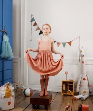 Ballerina Dress - Melon (6-8 Years)