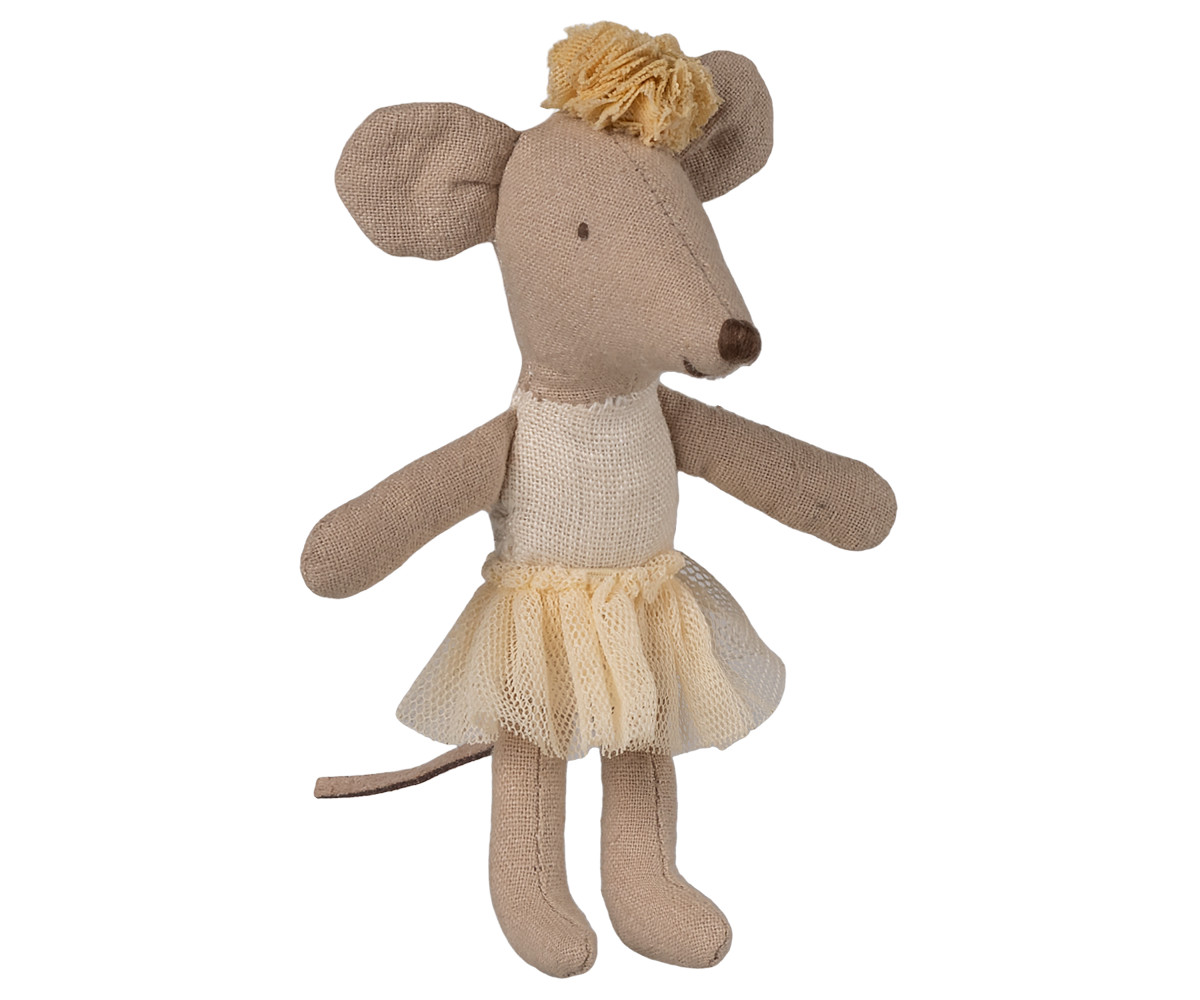 Ballerina mouse, Little sister - Off white