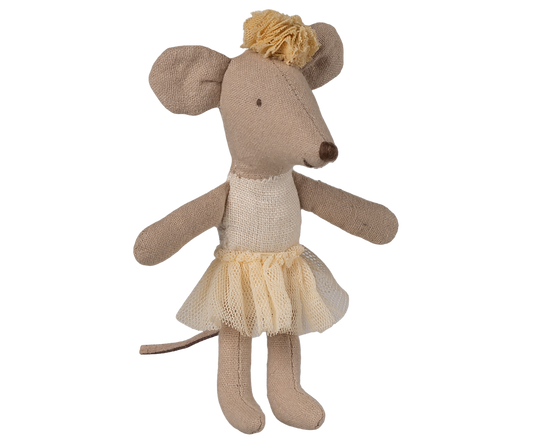 Ballerina mouse, Little sister - Off white