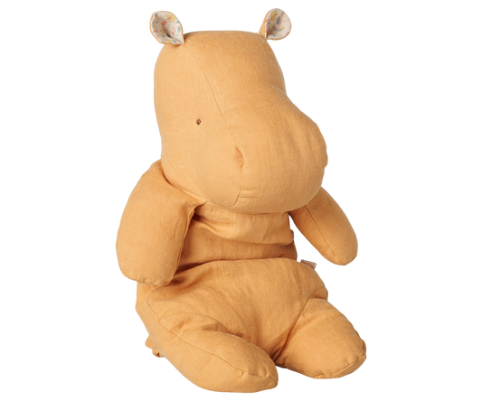 Safari friends, Hippo, Medium - Vintage yellow