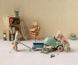 Car, Mouse - Light mint