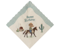 Napkin, Happy birthday - Cowboy (20 pcs)